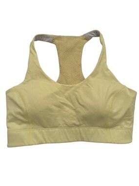 Women's Outdoor Voices, Doing Things Racerback Sports Bra, Sunshine Yellow Sz S